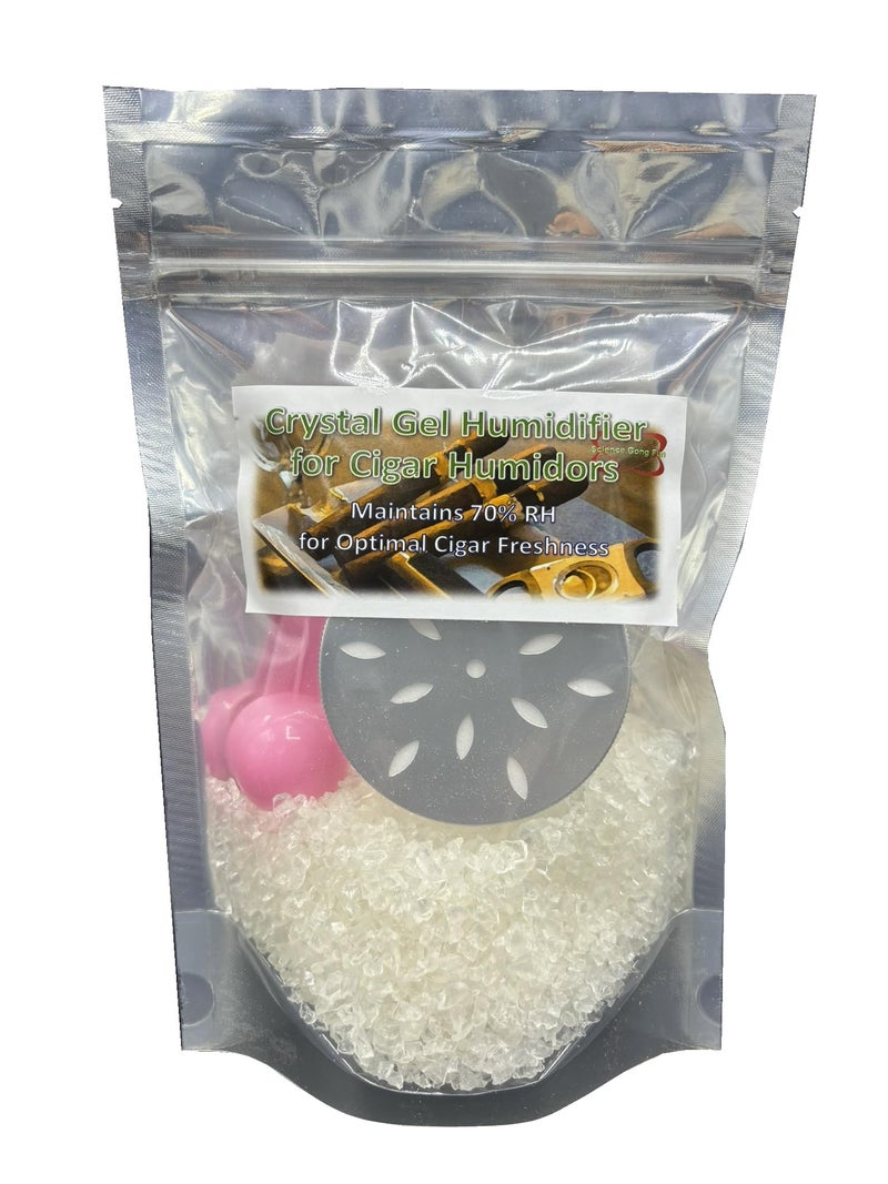 Science Gone Fun 4 Ounce Crystal Gel for Make Your Own Humidifier for Cigar Humidor with Diffuser - Image 1